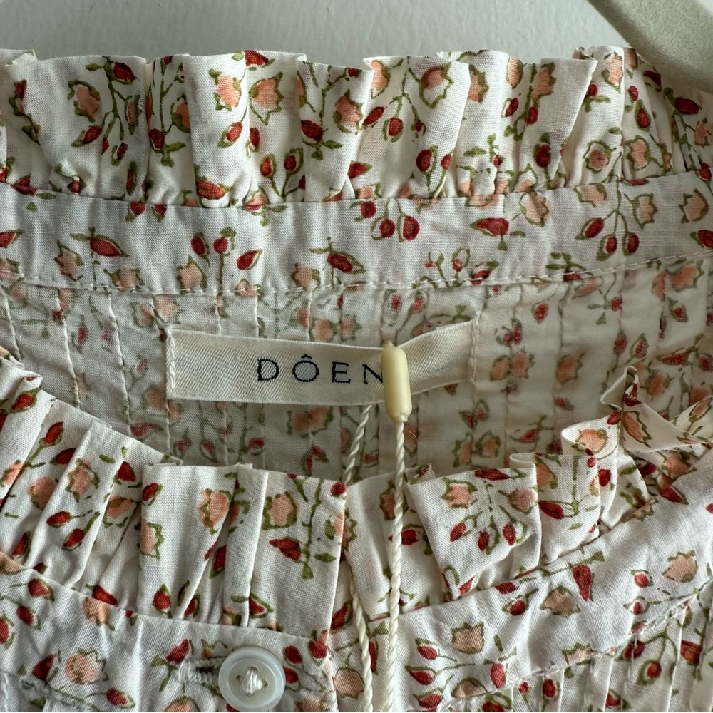 Doen DULCIE Cream Floral Mini Dress NWT - Picture 7 of 12